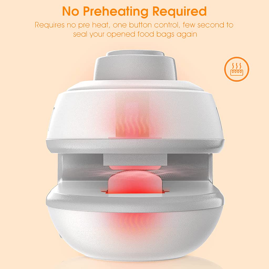 SkyShopy 00mAh Sealer for Plastic Bags, USB Bag Sealer, 2 in 1 Hot Bond Sealer with Cutter, Magnetic Bag Sealer, Mini Bag Sealer Rechargeable Bag Sealer for Chips Snack Bag, Various Bag Food SkyShopy 00mAh Sealer for Plastic Bags, USB Bag Sealer, 2 in 1 Hot Bond Sealer with Cutter, Magnetic Bag Sealer, Mini Bag Sealer Rechargeable Bag Sealer for Chips Snack Bag, Various Bag Food
